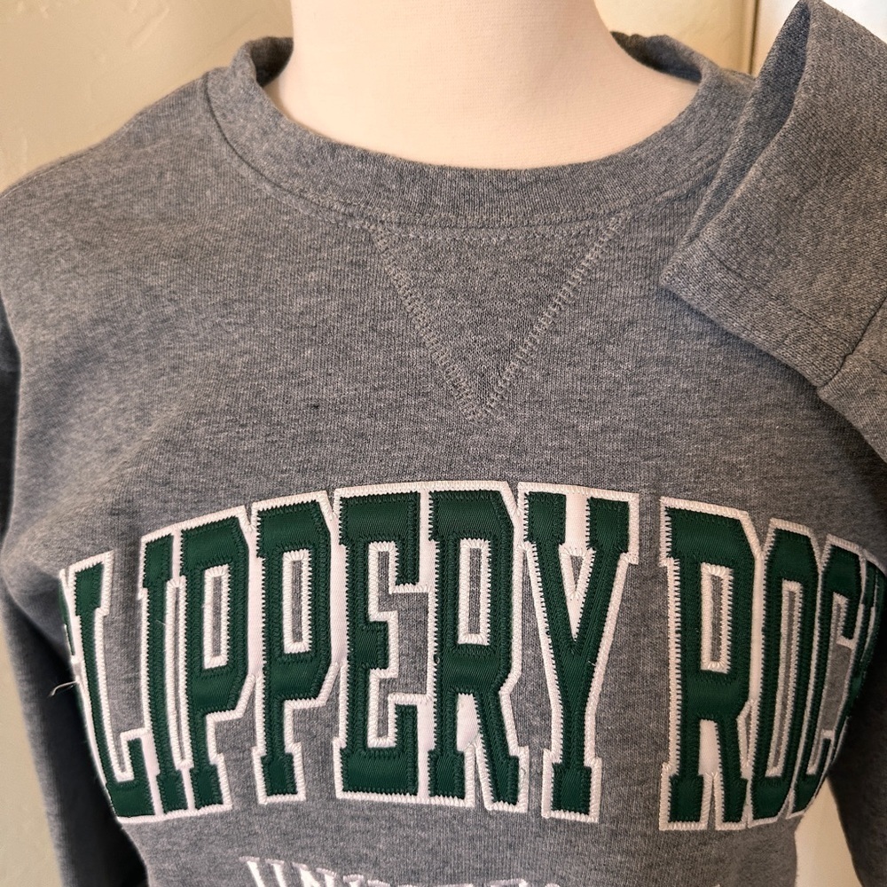 Russell Athletic Slippery Rock University Sweatshirt Gray M College Crew - Picture 3 of 6